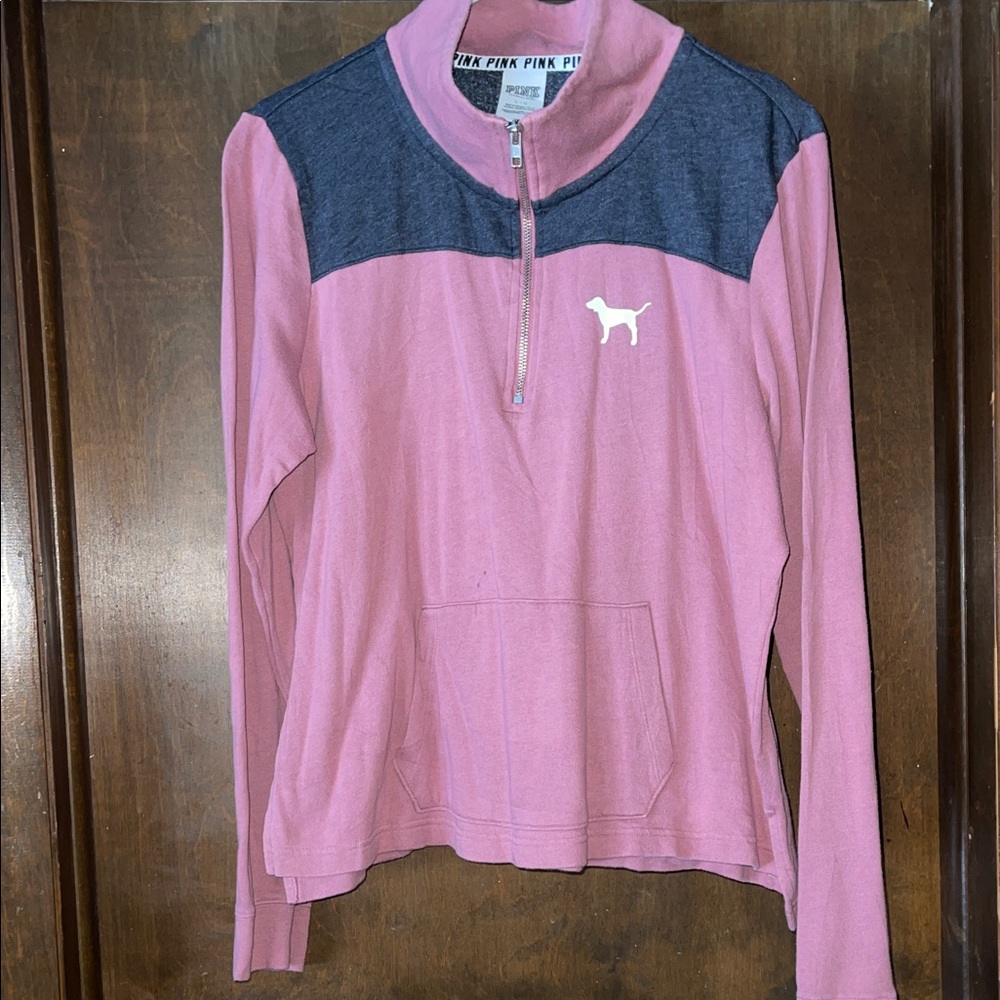 PINK Victoria's Secret Half-Zip Sweatshirt